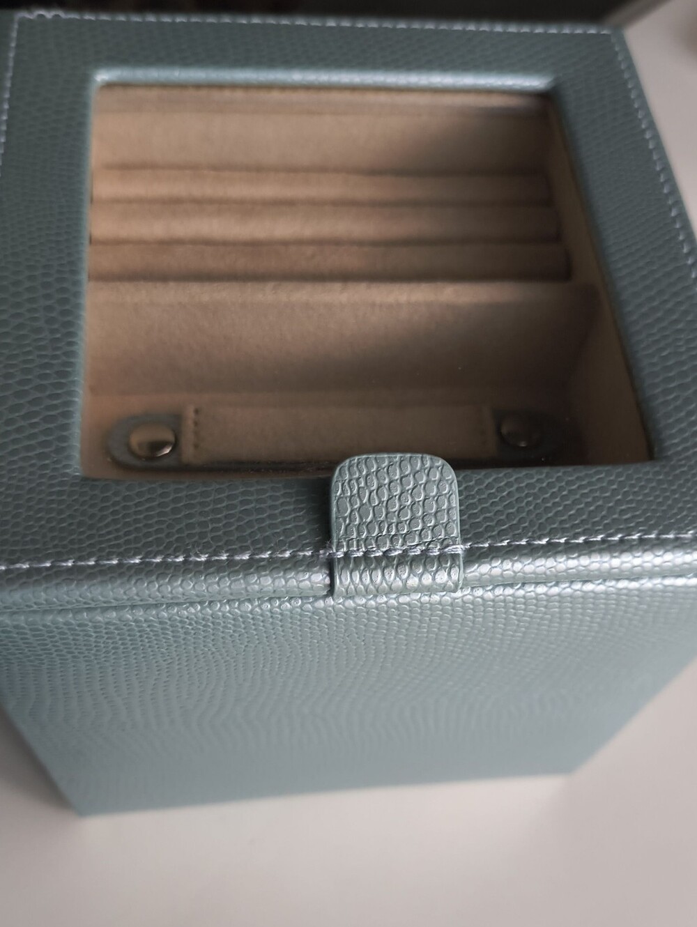 Wolf Jewelry Box 5" Cube Anti Tarnish New Without Box